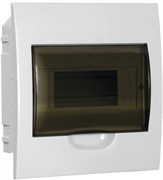 IEK GENERICA Корпус пластиковый ЩРВ-П-8 черн. прозр. дверь IP41 MKP12-V-08-41-G IEK GENERICA Корпус пластиковый ЩРВ-П-8 черн. прозр. дверь IP41 MKP12-V-08-41-G