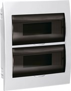 IEK GENERICA Корпус пластиковый ЩРВ-П-24 черн. прозр. дверь IP41 MKP12-V-24-41-G IEK GENERICA Корпус пластиковый ЩРВ-П-24 черн. прозр. дверь IP41 MKP12-V-24-41-G
