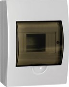 IEK GENERICA Корпус пластиковый ЩРН-П-6 черн. прозр. дверь IP41 MKP12-N-06-41-G IEK GENERICA Корпус пластиковый ЩРН-П-6 черн. прозр. дверь IP41 MKP12-N-06-41-G
