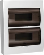 IEK GENERICA Корпус пластиковый ЩРН-П-24 черн. прозр. дверь IP41 MKP12-N-24-41-G IEK GENERICA Корпус пластиковый ЩРН-П-24 черн. прозр. дверь IP41 MKP12-N-24-41-G