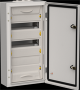 IEK Titan 5 корпус металлический ЩРн-36 (1х36) 585х310х140 IP54 серый TI5-50-N-036-54-7035