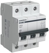 IEK GENERICA Авт. выкл. ВА47-29М 3P 63А 4,5кА C MVA21-3-063-C-G IEK GENERICA Авт. выкл. ВА47-29М 3P 63А 4,5кА C MVA21-3-063-C-G