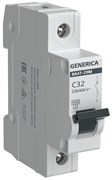 IEK GENERICA Авт. выкл. ВА47-29М 1P 32А 4,5кА C MVA21-1-032-C-G IEK GENERICA Авт. выкл. ВА47-29М 1P 32А 4,5кА C MVA21-1-032-C-G