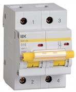 IEK KARAT Авт. выкл.ВА47-100 2Р 10А 10кА х-ка D MVA40-2-010-D IEK KARAT Авт. выкл.ВА47-100 2Р 10А 10кА х-ка D MVA40-2-010-D
