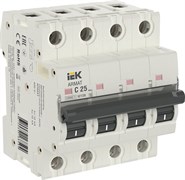 IEK ARMAT Автоматический выключатель M10N 4P C 25А AR-M10N-4-C025 IEK ARMAT Автоматический выключатель M10N 4P C 25А AR-M10N-4-C025