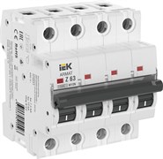 IEK ARMAT Автоматический выключатель M10N 4P Z 63А AR-M10N-4-Z063 IEK ARMAT Автоматический выключатель M10N 4P Z 63А AR-M10N-4-Z063