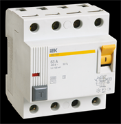 IEK KARAT Выключатель дифференциальный ВД1-63S 4Р 40А 100мА MDV12-4-040-100 IEK KARAT Выключатель дифференциальный ВД1-63S 4Р 40А 100мА MDV12-4-040-100