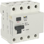 IEK ARMAT ВДТ R10N 4P 100А 100мА тип A AR-R10N-4-100A100 IEK ARMAT ВДТ R10N 4P 100А 100мА тип A AR-R10N-4-100A100