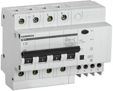 IEK GENERICA Диф. автомат АД14 4Р 32А 100мА MAD15-4-032-C-100 IEK GENERICA Диф. автомат АД14 4Р 32А 100мА MAD15-4-032-C-100