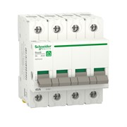 Schneider Electric RESI9 Выключатель нагрузки (мод. рубильник) 40А 4P R9PS440 Schneider Electric RESI9 Выключатель нагрузки (мод. рубильник) 40А 4P R9PS440