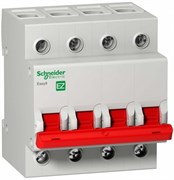 Schneider Electric EASY 9 Выключатель нагрузки 4P 63А EZ9S16463 Schneider Electric EASY 9 Выключатель нагрузки 4P 63А EZ9S16463