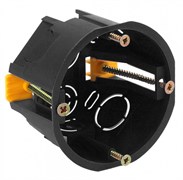ЭРА KUP-68-45-black Коробка установочная КУП 68х45мм для полых стен саморез. пласт. лапк. черная IP30 Б0037432 ЭРА KUP-68-45-black Коробка установочная КУП 68х45мм для полых стен саморез. пласт. лапк. черная IP30 Б0037432