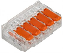 IEK Строительно-монтажная клемма СМК 221-615 (4шт/упак) UKZ40-615-004 IEK Строительно-монтажная клемма СМК 221-615 (4шт/упак) UKZ40-615-004