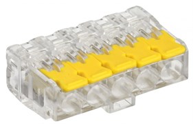 IEK Строительно-монтажная клемма СМК 228-415 (4шт/упак) UKZ60-415-004 IEK Строительно-монтажная клемма СМК 228-415 (4шт/упак) UKZ60-415-004