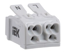 IEK Клемма пружинная соединительная КСП2-L+N UKZ-B06-2P-F0-E0-10 IEK Клемма пружинная соединительная КСП2-L+N UKZ-B06-2P-F0-E0-10