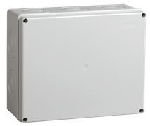 IEK Коробка КМ41272 распаячная для о/п 240х195х90 мм IP55 (RAL7035, кабельные вводы 5 шт) UKO10-240-195-090-K41-55 IEK Коробка КМ41272 распаячная для о/п 240х195х90 мм IP55 (RAL7035, кабельные вводы 5 шт) UKO10-240-195-090-K41-55