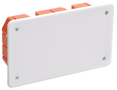 IEK Коробка КМ41006 распаячная для твердых стен 172x96x45 (с саморезами, с крышкой) UKT11-172-096-045 IEK Коробка КМ41006 распаячная для твердых стен 172x96x45 (с саморезами, с крышкой) UKT11-172-096-045