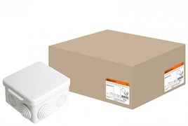 TDM Распаячная коробка ОП 80х80х50мм, крышка, IP54, 7вх. SQ1401-0112 TDM Распаячная коробка ОП 80х80х50мм, крышка, IP54, 7вх. SQ1401-0112