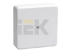 IEK Коробка КМ41219 распаячная для о/п 100х100х29 мм белая (с контактной группой) UKO10-100-100-029-K01 IEK Коробка КМ41219 распаячная для о/п 100х100х29 мм белая (с контактной группой) UKO10-100-100-029-K01
