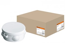 TDM Распаячная коробка ОП D85х40мм, крышка, IP54, 4вх. SQ1401-0102 TDM Распаячная коробка ОП D85х40мм, крышка, IP54, 4вх. SQ1401-0102