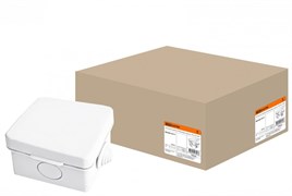 TDM Распаячная коробка ОП 65х65х50мм, крышка, IP54, 4вх. SQ1401-0111 TDM Распаячная коробка ОП 65х65х50мм, крышка, IP54, 4вх. SQ1401-0111
