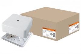 TDM Коробка распаячная КР 50х50х20 ОП с клем. колодкой белая IP40 SQ1401-0202 TDM Коробка распаячная КР 50х50х20 ОП с клем. колодкой белая IP40 SQ1401-0202