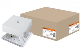 TDM Коробка распаячная КР 75х75х20 ОП с клем. колодкой белая IP40 SQ1401-0204 TDM Коробка распаячная КР 75х75х20 ОП с клем. колодкой белая IP40 SQ1401-0204