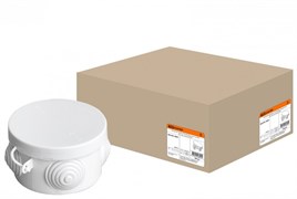 TDM Распаячная коробка ОП D65х40мм, крышка, IP54, 4вх. инд. штрихкод SQ1401-0501 TDM Распаячная коробка ОП D65х40мм, крышка, IP54, 4вх. инд. штрихкод SQ1401-0501