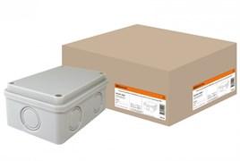 TDM Распаячная коробка ОП 120х80х50мм, крышка, IP55, 6 вх., без гермовводов SQ1401-0805 TDM Распаячная коробка ОП 120х80х50мм, крышка, IP55, 6 вх., без гермовводов SQ1401-0805