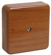 IEK Коробка распаячная КМ для о/п 100х100х29мм дуб UKO10-100-100-029-K24-E IEK Коробка распаячная КМ для о/п 100х100х29мм дуб UKO10-100-100-029-K24-E