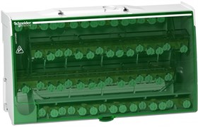 Schneider Electric Acti 9 Блок распределительный винтовой 4P 125А 60 отверстий LGY412560 Schneider Electric Acti 9 Блок распределительный винтовой 4P 125А 60 отверстий LGY412560