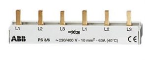 ABB PS3/6 Шина 3ф. к 6мод.63А 2CDL231001R1006 ABB PS3/6 Шина 3ф. к 6мод.63А 2CDL231001R1006