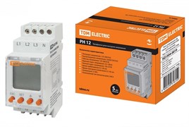 TDM Реле напряжения 3ф серии РН 12-3х400/230В (LCD-дисплей, 1нр+1нз-контакты) SQ1504-0019 TDM Реле напряжения 3ф серии РН 12-3х400/230В (LCD-дисплей, 1нр+1нз-контакты) SQ1504-0019