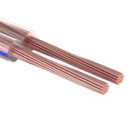 Кабель акустический, 2х0.50 мм², прозрачный BLUELINE, 100 м. Rexant 01-6203-3