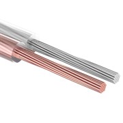 Кабель акустический, 2х0.50 мм², прозрачный SILICON, 100 м. Rexant 01-6303