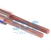 Кабель акустический, 2х 0.35 мм², прозрачный BL, 5 м. Rexant 01-6202-3-05 Кабель акустический, 2х 0.35 мм², прозрачный BL, 5 м. Rexant 01-6202-3-05