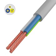 Провод соединительный ПВС 3x1,0 мм², белый, длина 20 метров, ГОСТ 7399-97 Rexant 01-8044-20