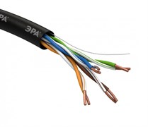 ЭРА U-4-PE Кабель витая пара U/UTP 4x2x24 AWG Cat5e CU PE OUTDOOR 305м Б0044431 ЭРА U-4-PE Кабель витая пара U/UTP 4x2x24 AWG Cat5e CU PE OUTDOOR 305м Б0044431
