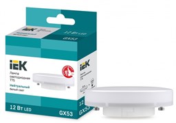 IEK Лампа светодиодная Eco T75 таблетка 12Вт 230В 4000К GX53 LLE-T80-12-230-40-GX53