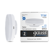 Gauss Лампа Elementary GX53 11W 850lm 6500K LED 83831
