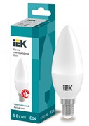 IEK Лампа светодиодная ECO C35 свеча 5Вт 230В 4000К E14 LLE-C35-5-230-40-E14 IEK Лампа светодиодная ECO C35 свеча 5Вт 230В 4000К E14 LLE-C35-5-230-40-E14