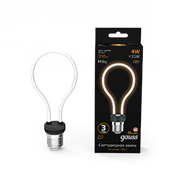 Gauss Лампа Filament Artline А72 4W 330lm 2700К Е27 milky LED 1004802104