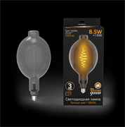 Gauss Лампа Filament BT180 8.5W 165lm 1800К Е27 gray flexible LED 152802005