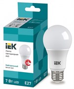 IEK Лампа светодиодная ECO A60 шар 7Вт 230В 4000К E27 LLE-A60-7-230-40-E27