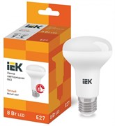 IEK Лампа светодиодная ECO R63 рефлектор 8Вт 230В 3000К E27 LLE-R63-8-230-30-E27