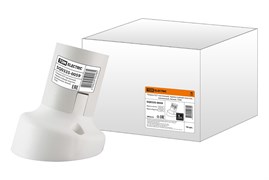 TDM Патрон Е27 настенный, термостойкий пластик, наклонный, белый SQ0335-0059