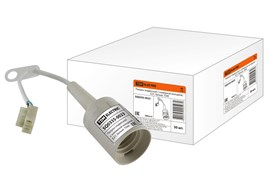 TDM Патрон подвесной с клеммной колодкой, Е27, белый SQ0335-0023