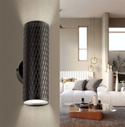 ЭРА Декоративная подсветка ЭРА WL46 BK MR16 GU10 12Вт черный IP20 для интерьера стен фасадов зданий Б0058502