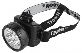 ТРОФИ TG9 Фонарь Акку налобный 4V0.9Ah, 9xLED, ЗУ 220V C0045557