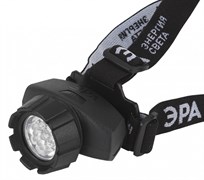 ЭРА GB-602 Фонарь налобный [7xLED, 3xAAA, 4 реж., черный, бл] Б0031382